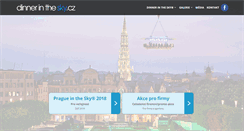 Desktop Screenshot of dinnerinthesky.cz